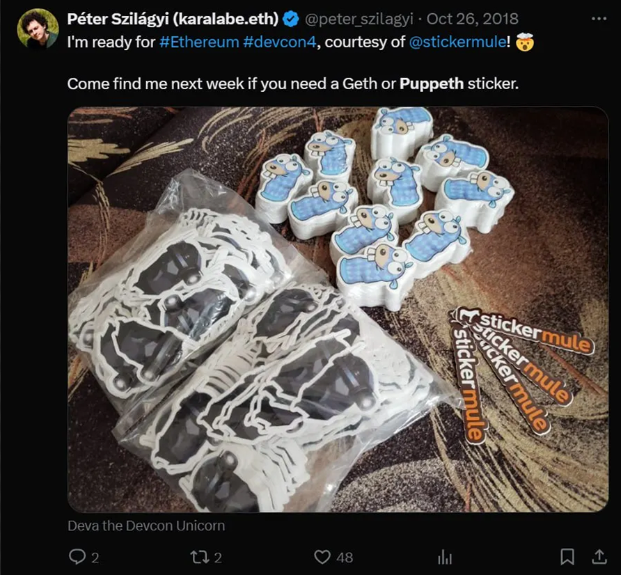 Foto de pegatinas de Puppeth